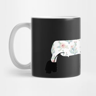 Watercolor Cactus Market Wether Lamb Silhouette 2 - NOT FOR RESALE WITHOUT PERMISSION Mug